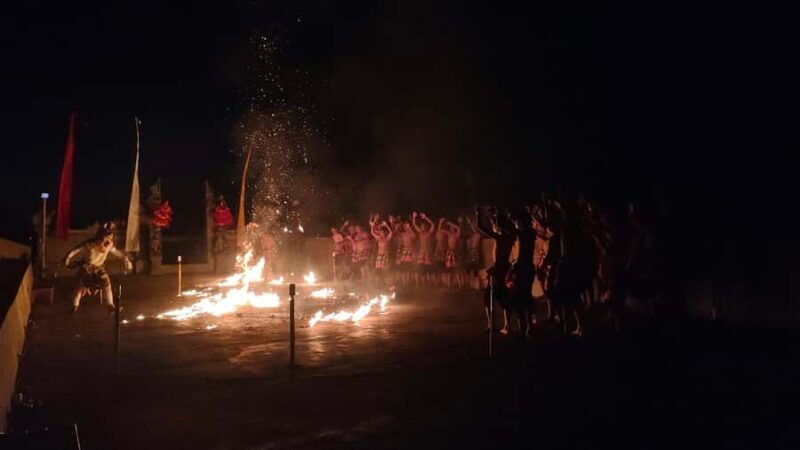 Amazing Cliffside Hanoman Fire Show at Karang Boma - FAQs