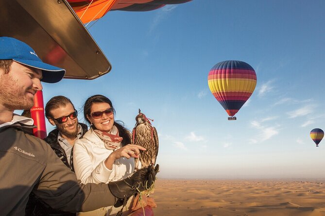 Amazing Dubai Beautiful Desert by Hot Air Balloon With Falcon Show - Booking and Pricing Information