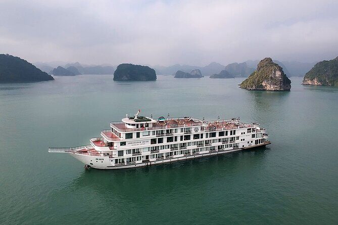 Ambassador Cruise - Heritage Ambassador in Halong Bay (2D1N) - Starting Point and Transfers
