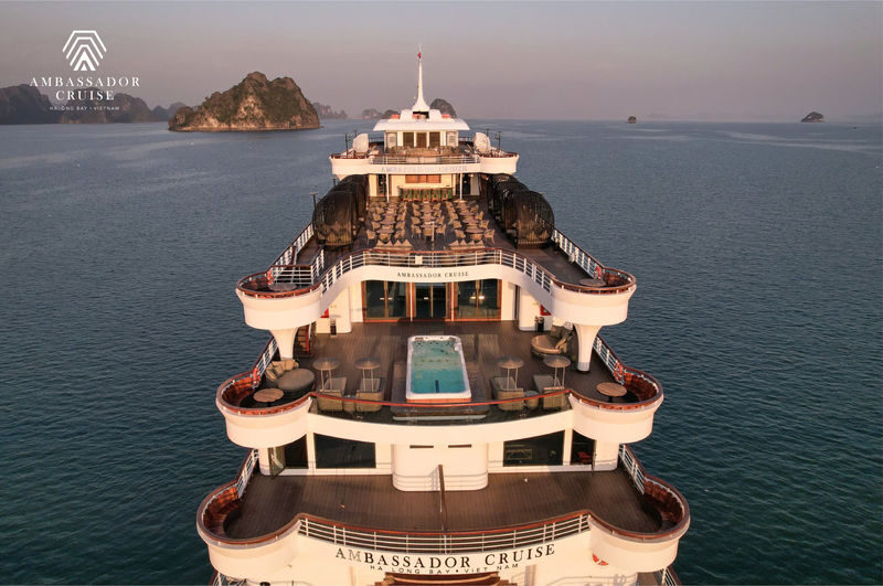 Ambassador Day Cruise: Ha Long Bay Tour with Sung Sot & Ti Top - Sung Sot Cave: a dramatic stop with stairs and crowds