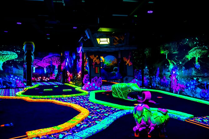 American Dream Black Light Indoor Mini Golf Ticket - Experience Highlights