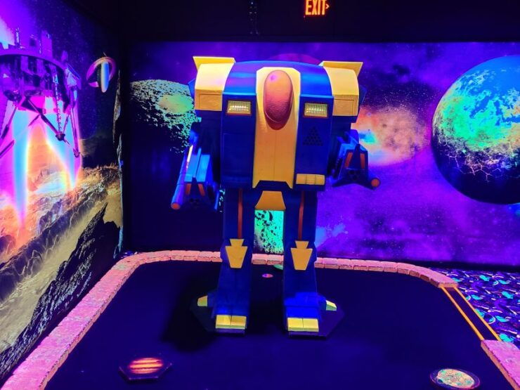 American Dream: Blacklight Mini Golf Entry Ticket - Ticket Information