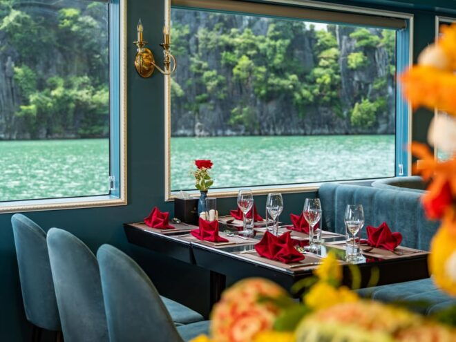 Amethyst Halong Bay Full Day Luxury Cruise(All Destinations) - Culinary Experience