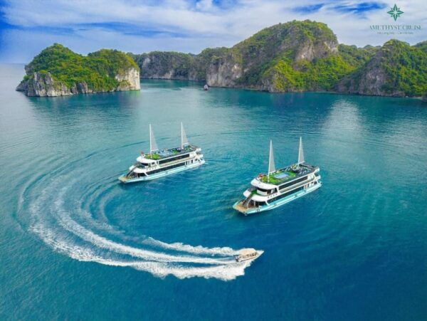 Amethyst Luxury Day Cruise- Explore Halong Bay/ Caves, Kayak - The Sum Up