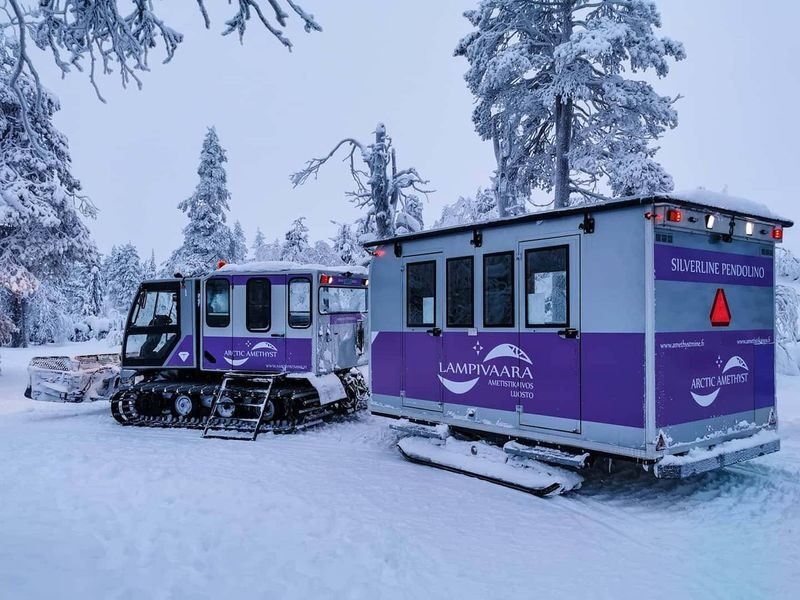 Amethyst Mine Visit - The trip from Rovaniemi takes time