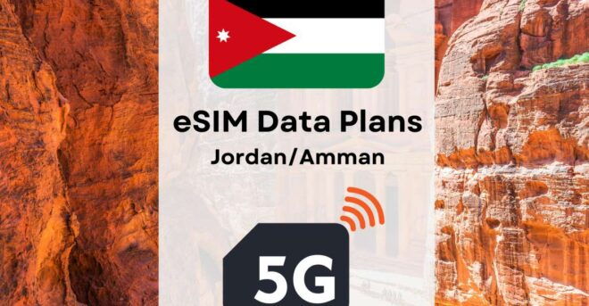 Amman: Esim Internet Data Plan for Jordan 4g/5g - Activation Process and Connectivity