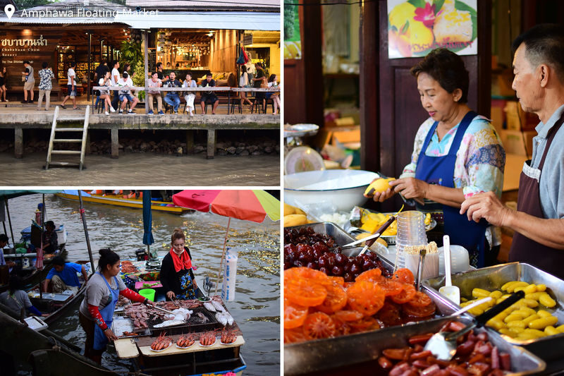Amphawa Floating Market, Maeklong Railway, Fireflies Tour by AK Go - King Rama II Memorial Park adds cultural context