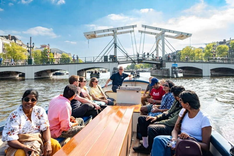 Amsterdam: 75 minute Open Boat Canal Cruise with Live Guide - Good To Know