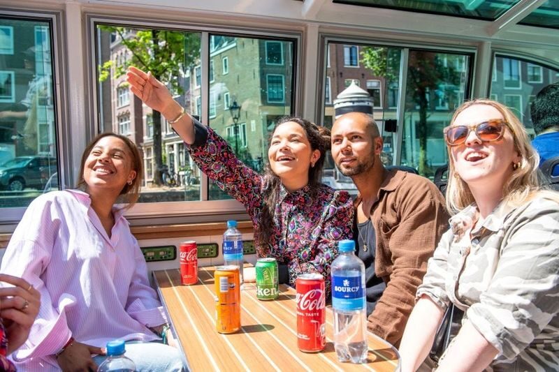 Amsterdam Canal Cruise: Electric Boat with Panorama Glass Rooftop - At a glance