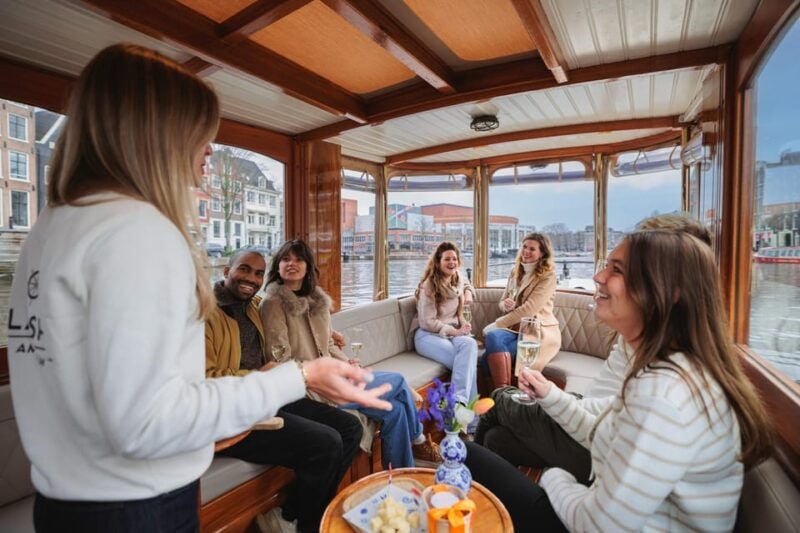 Amsterdam: Canal Cruise with Bubbles & Bites - Good To Know