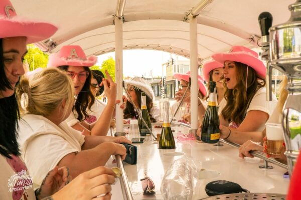 Amsterdam: Dutch Prosecco Party Bike - Exploring the Sloterdijk District