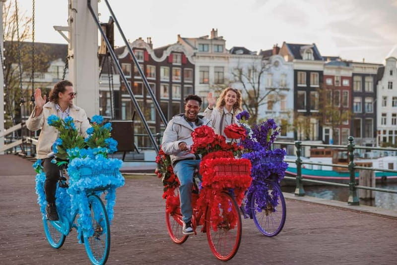 Amsterdam: Explore Canals, Guided Tour on Flower Bikes - Good To Know