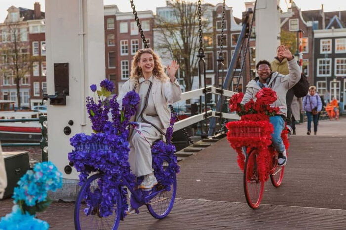 Amsterdam: Explore Canals, Guided Tour on Flower Bikes - The Sum Up