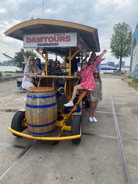 Amsterdam: Guided Beer or Prosecco Bike Tour - Full Description and Sober Driver