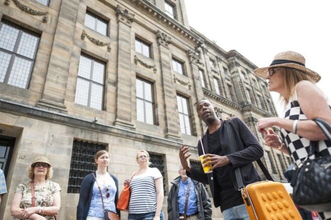 Amsterdam: Guided Ganja Walking Tour of Coffee Shops - Starting Location Options
