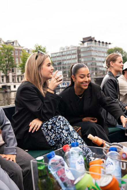 Amsterdam: Guided Open Boat Canal Cruise With Drinks Option - Itinerary and Main Sites