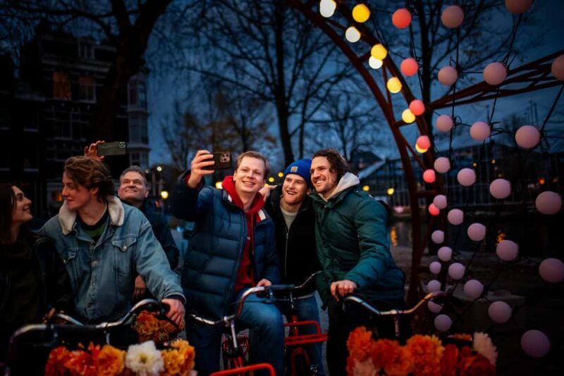 Amsterdam: Light Festival Bike Tour with Guide - Good To Know