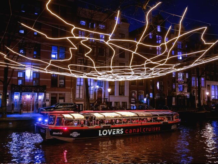 Amsterdam: Light Festival Canal Cruise From Central Station - Booking Details and Flexibility