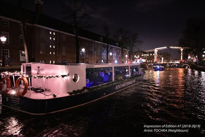 Amsterdam Light Festival Canal Cruise Including All Drinks - Overview and Logistics