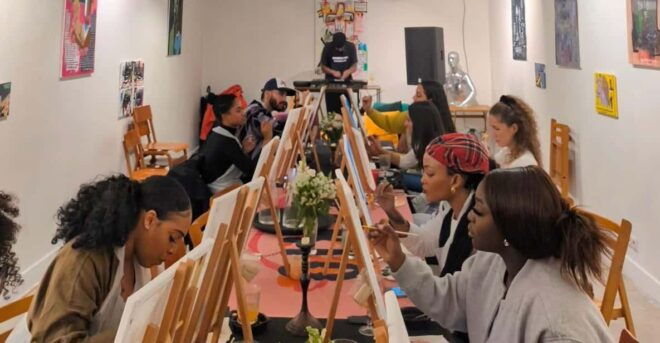 AMSTERDAM: Paint & Sip in Barbue - Creative Experience