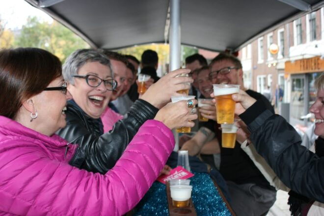 Amsterdam: Party Bike Tour With Beer - Meeting Point and Logistics