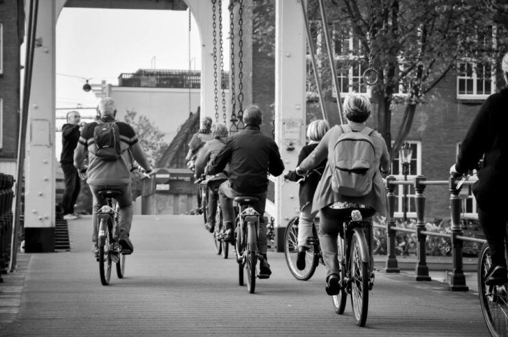 Amsterdam: Sightseeing Bike Tour With a French Guide - Tour Details and Availability