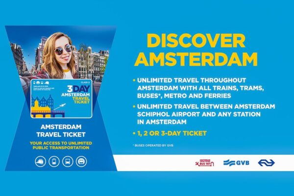 Amsterdam: Travel Ticket for 1-3 Days With Airport Transfer - Whats Included in the Amsterdam Travel Ticket