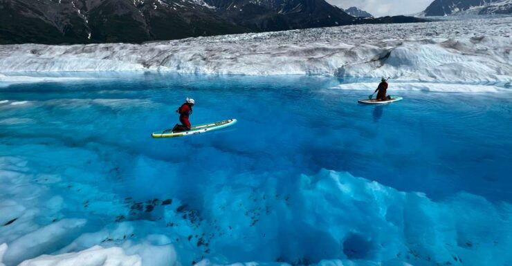 Anchorage: Knik Glacier Helicopter and Paddleboarding Tour - Experience Highlights