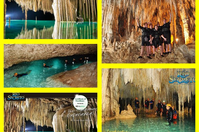 Ancient Cave Formations in Rio Secreto - Cancun - Tour Overview