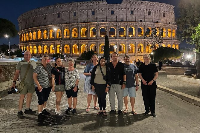 Ancient Rome After Dark a Guided Night Walk - Private Transportation and Drop-off