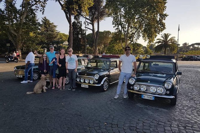 Ancient Tour of Rome by Mini Vintage Car With Aperitive - Common Questions
