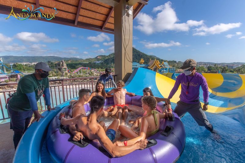 Andamanda Phuket Waterpark Ticket - The wave pool, river, and quieter breaks