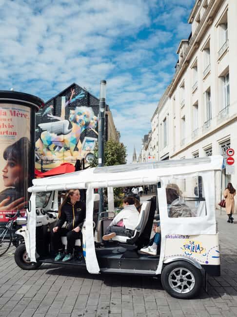 Angers: Street Art ride in an electric Tuk Tuk - The Itinerary Breakdown