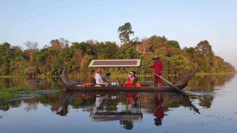 Angkor Bike tour & Gondola Sunset Boat w/ Drinks & Snack - FAQ