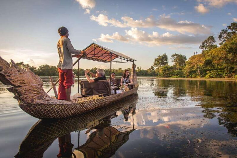 Angkor Bike tour & Gondola Sunset Boat w/ Drinks & Snack - An Authentic and Scenic Way to Experience Angkor  