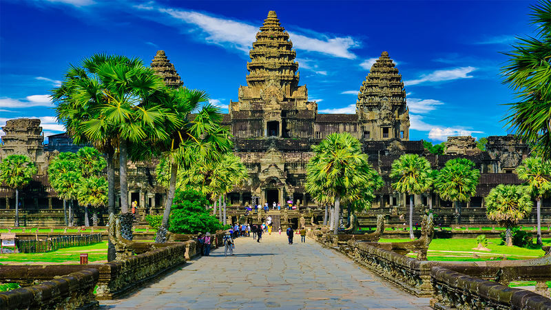 Angkor Wat Temple Ticket with Tuk-Tuk Transfer - Bayon: faces within Angkor Thom