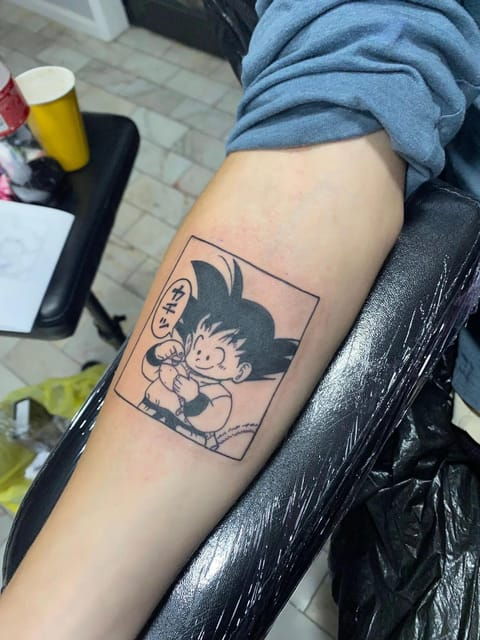 Anime Manga Tattoo Session Tokyo Japan Dragon Ball Pokemon - Popular Anime and Manga Themes