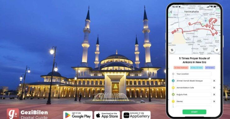 Ankara: 5 Times Prayer Route of Ankara In New Era - Afternoon Prayer at Hacı Bayram Mosque