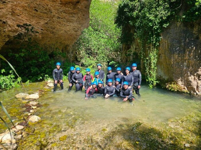 Anna: Canyoning in Gorgo De La Escalera - Exploring Gorgo De La Escalera