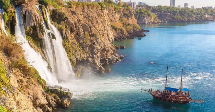Antalya: Beach & Waterfalls Boat Trip W/ Lunch & Soft Drinks - Key Points