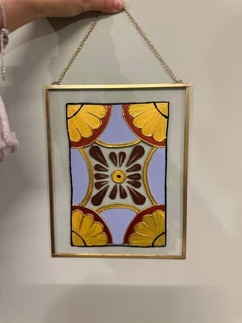 Antalya: Frame Glass Painting Workshop with Turkish Tea - The Sum Up