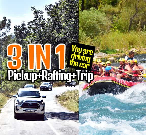 Antalya: Guided Self-Driven Jeep Tour With Rafting and Lunch - Rafting Adventure Insights