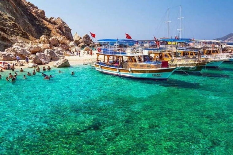 Antalya/Kemer: Adrasan Suluada Island Boat Tours with Lunch - Visiting the Cave of Love