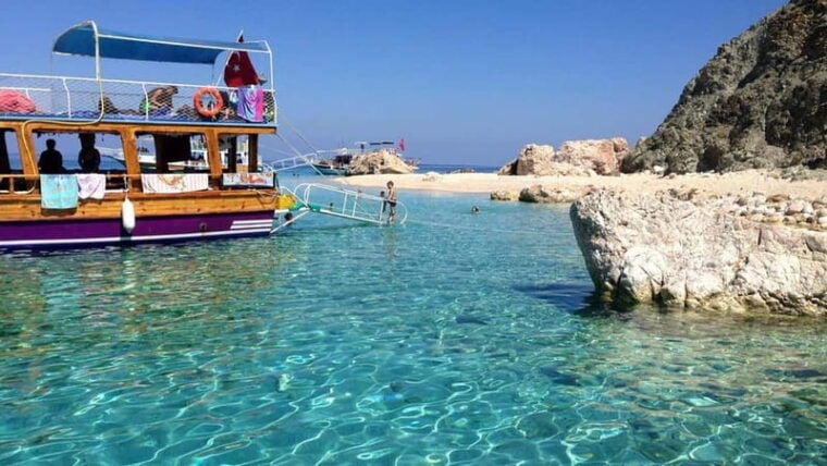 Antalya/Kemer: Adrasan Suluada Island Boat Tours with Lunch - Lunch on the Water
