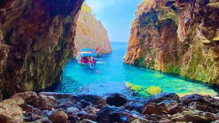 Antalya/Kemer: Porto Genoese Boat Trip & Mud Bath With Lunch - Itinerary Details