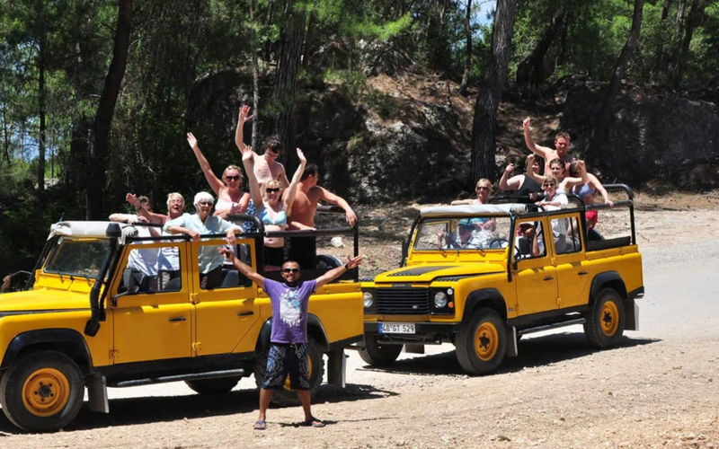 Antalya Monster Combo Tour With Monster Jeep, Rafting, & Zipline - Monster truck and safari drives