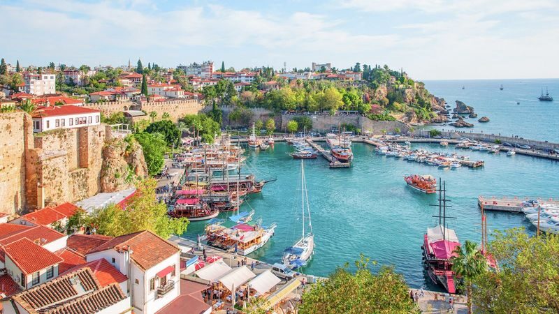 Antalya Old City, Waterfalls, Boat Tour & Olympos Cable Car - Lower Düden Falls: the sea-side photo stop
