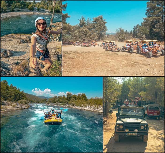 Antalya Outdoor Adventure: Rafting, Jeep & Quad w/Lunch - Pickup and Introduction