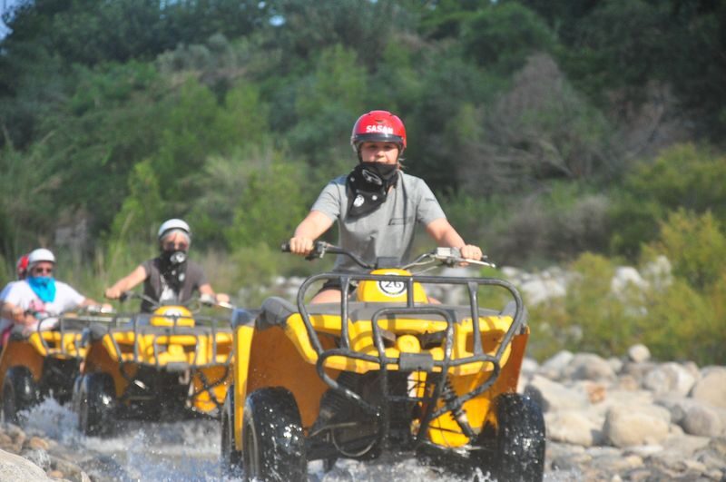 Antalya Quad Safari Experience - The safety briefing and learning the controls