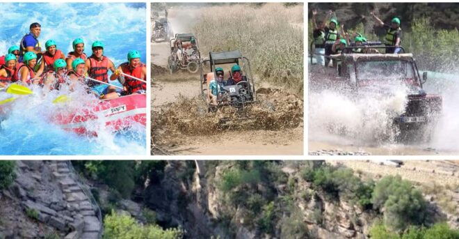 Antalya: Rafting Jeep Buggy&Quad Safari Zipline Canyon Visit - Exciting Jeep Safari